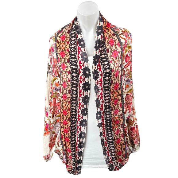 Anthropologie x Kachel Josephina Multicolor Floral Kimono Coat Jacket One Size - Picture 1 of 4